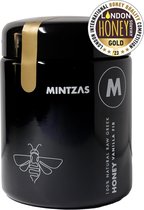 MINTZAS Prijswinnende Griekse Vanille Spar Honing 100% natuurlijk en onbewerkt 350gr (wereldwijd uniek)