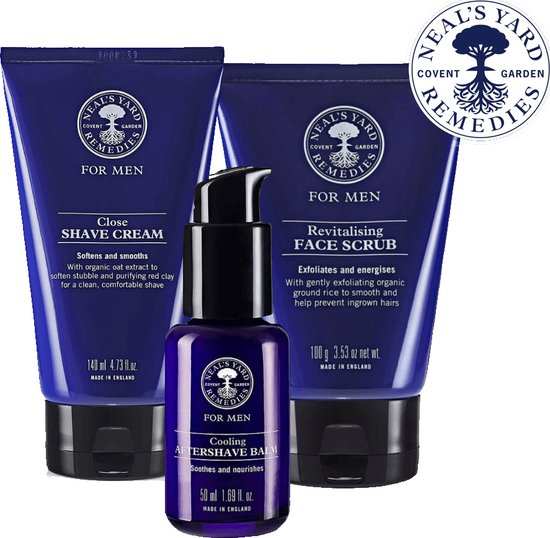 Set Neal’s Yard Remedies close Shave cream 140ml, aftershave Balm 50ml