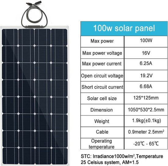 KIT DE PANNEAUX solaires convivial 20 W pour batterie pour charger