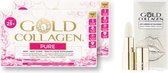 Gold Collagen Pure + 1 GRATIS Lip Volumiser : Maandkuur (3 dozen x 10x50ml) + 1 Lip Volumiser - Ontdek de voordelen van gehydrolyseerd collageen met actieve ingrediënten voor optimaal resultaat. De N°1 collageen op basis van klinische studies.