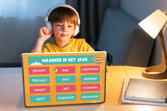 Autocollant pour ordinateur portable - 13,3 pouces - Chambre d'enfants - Éducatif - Années - Meiden - Garçons - Enfants - 31x22,5 cm - Autocollants pour ordinateur portable - Skin pour ordinateur portable - Couverture