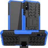 Coverup Rugged Kickstand Back Cover - Geschikt voor Xiaomi Redmi 9A Hoesje - Blauw