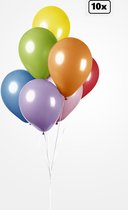 10x Ballon assortie 30cm - Festival feest party verjaardag landen helium lucht thema