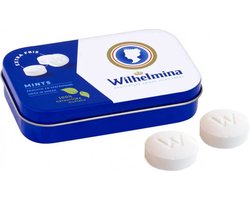 Wilhelmina Mini Mints in blikje 6 x 50 gram