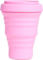 Griply to go - Tasse à café pliable en silicone - Pink Fuchsia - 450ml