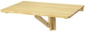 Simpletrade Klaptafel - Wandtafel - Inklapbaar - Wandmontage - Bruin - 60x40 cm