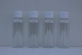 100 ml flesjes met klepdop (4 stuks)