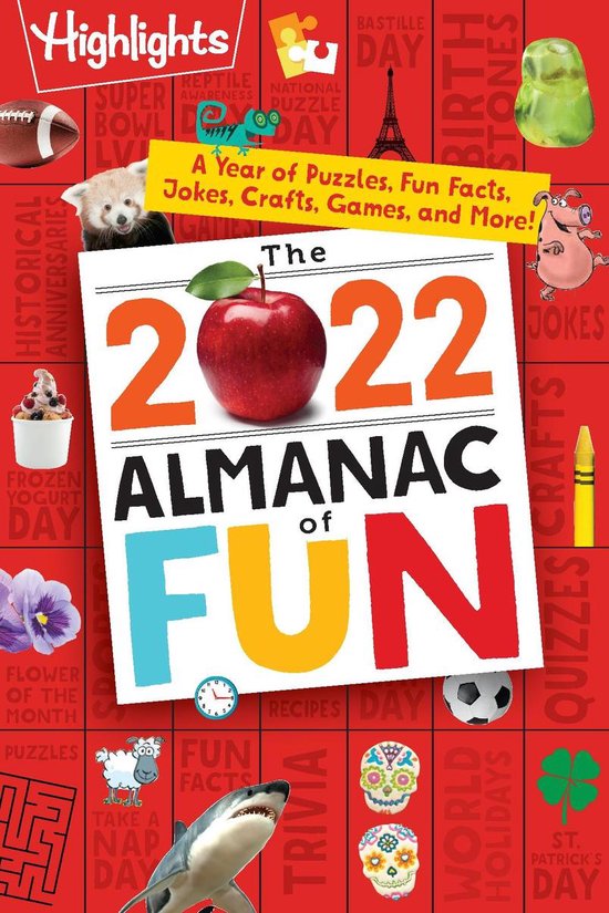 2022 Almanac of Fun, The A Year of Puzzles, Fun Facts, Jokes, Crafts