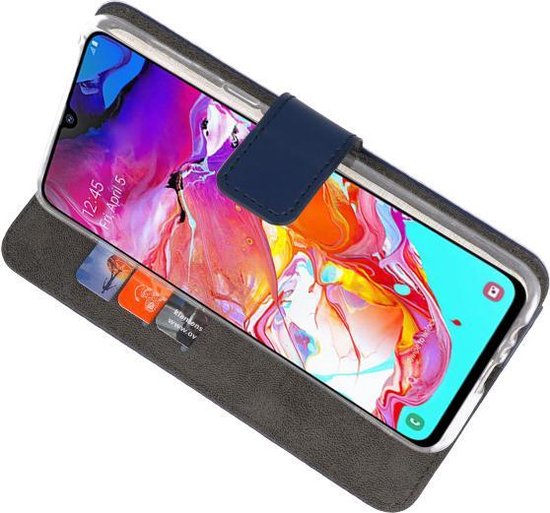 BAOHU de téléphone type livre Samsung Galaxy S20 - Marine