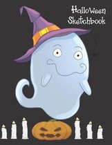 Halloween Sketchbook: Cute Halloween Gift Book, large 8.5 x 11in pages for drawing doodling sketching or making memories