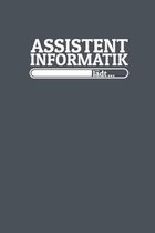 Assistent Informatik l�dt: Notizen - gepunktet, liniertes Notizbuch - f�r Notizen, Erinnerungen, Daten - Notizbuch f�r Assistent Informatik in Au