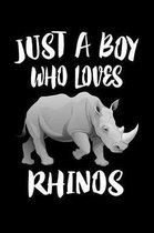 Just A Boy Who Loves Rhinos