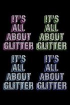 It's All About Glitter Pop: College Ruled Notebook