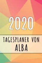 2020 Tagesplaner von Alba: Personalisierter Kalender f�r 2020 mit deinem Vornamen