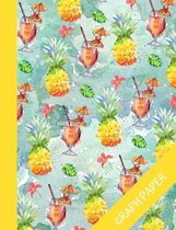 Pineapple: Graph Paper Notebook Wit Beautiful Tropical Design, Notebook For Math And Science, Quad Ruled, Perfect For School