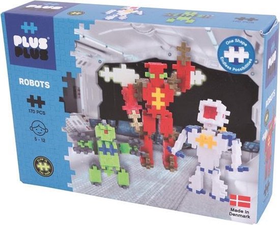 utilgivelig Tilstedeværelse Et kors Plus-Plus Mini Neon Robots - Constructiespeelgoed - 170 stuks (3828) |  bol.com