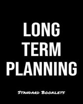 Long Term Planning: A Standard Booklets softcover journal to tracker your daily expenses.