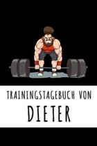 Trainingstagebuch von Dieter: Personalisierter Tagesplaner für dein Fitness- und Krafttraining im Fitnessstudio oder Zuhause