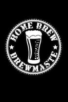 Home brew brewmaster: Beer Home Brewing Recipe and Logbook