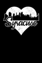 Syracuse: 6x9 college lined notebook to write in with skyline of Syracuse, New York