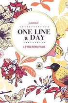 Journal - One Line a Day: A 5-Year Memory Book - 5-Year Journal - 5-Year Diary - Notebook for Keepsake Memories and Journaling