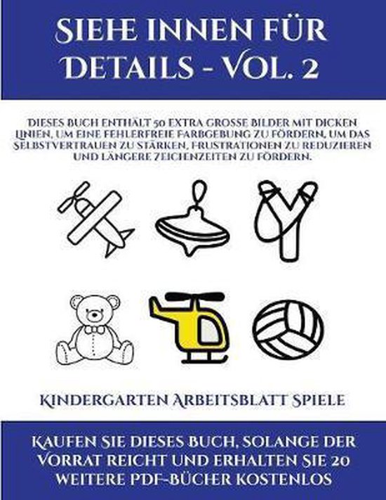 Kindergarten Arbeitsblatt Spiele (Siehe Innen Fur Details -  ... - cover