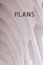 Plans: 90 Pages of 6 X 9 Inch Bound Asymmetric Graph on White Paper