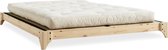 Elan Bed 160 W. Comfort Mat & Tatami Set Clear lacquered Natural