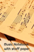 Music Notebook With Staff Paper