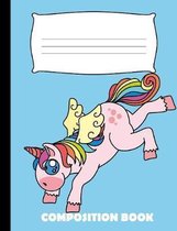 Composition Book: Unicorn Composition Notebook Wide Ruled