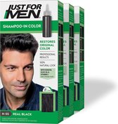 3 x Just For Men Hair Real Black H55 - Voordeelpakket