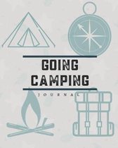 Going Camping: Compass Camping Journal Travel Activity Planner Notebook - RV Logbook Hiking Checklist Keepsake Memories For Kids Boys