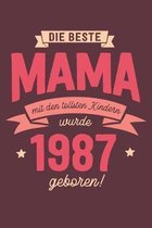 Die Beste Mama wurde 1987 geboren: Wochenkalender 2020 mit Jahres- und Monats�bersicht und Tracking von Gewohnheiten - Terminplaner - ca. Din A5