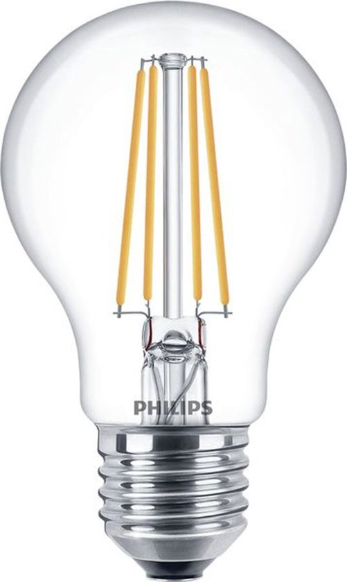 Philips LED Filament E27 - 7W (60W) - Warm Wit Licht - Niet Dimbaar |  bol.com