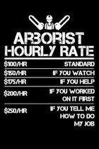 Arborist Hourly Rate: Weekly 100 page 6 x9 Dated Calendar Planner and Notebook For 2019-2020 Academic Year