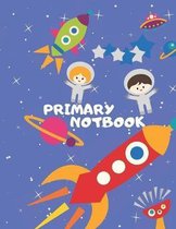 Primary Notebook: Journal With Space and Dotted Mid Line, Grades K-2, Large Size Make It Ease To Write In, Perfect For Practice Handwrit