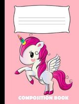 Composition Book: Unicorn Composition Notebook Wide Ruled