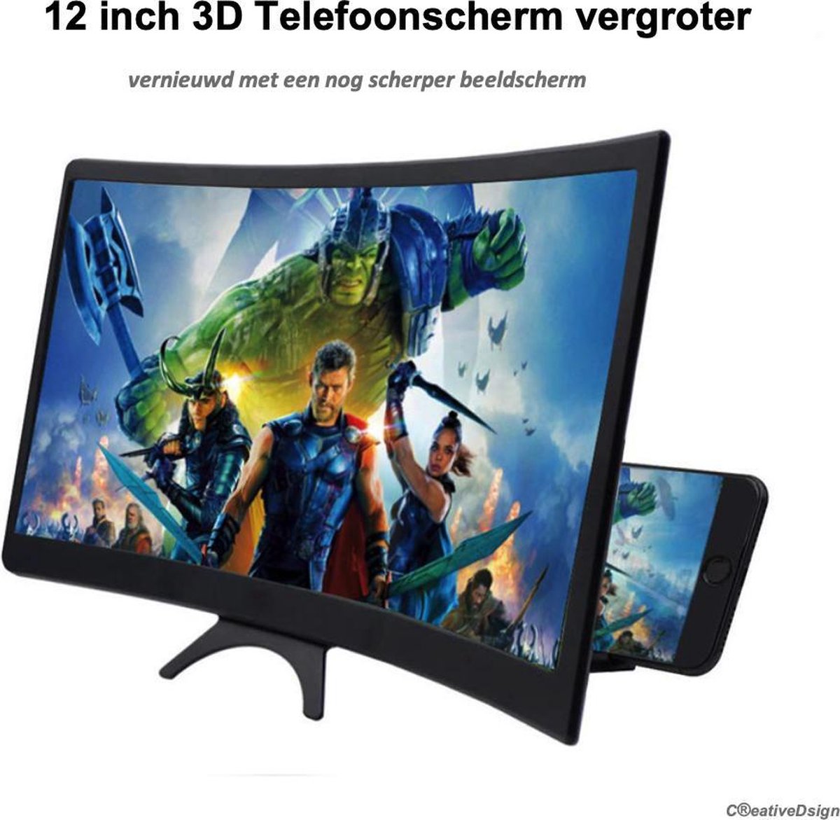 veiligheid weerstand bieden Jachtluipaard Vergrootglas voor Smartphone HD- Beeldscherm vergroter HD- Geschikt voor  elke... | bol.com