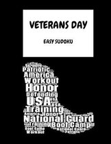 Veterans Day National Guard: 100 Easy Sudoku Puzzles In Large Print