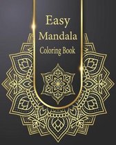 Easy Mandala Coloring Book