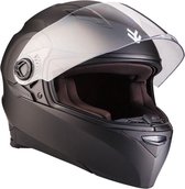 ARMOR AF-78 integraalhelm full face scooterhelm, motorhelm street fighter, Mat zwart, L, hoofdomtrek 59-60cm