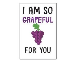 I Am So Grapeful For You: 1 Year Anniversary Gifts For Girlfriend