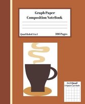 Graph Composition Notebook 5 Squares per inch 5x5 Quad Ruled 5 to 1 100 Sheets