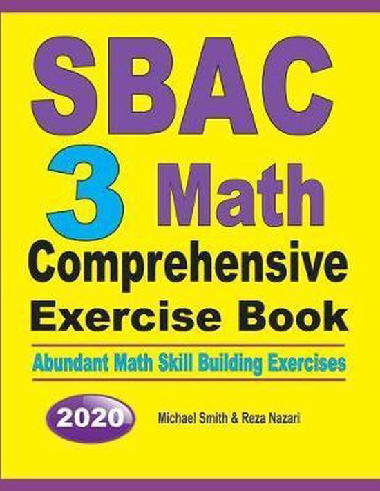 SBAC 3 Math Comprehensive Exercise Book - cover