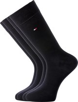 Tommy Hilfiger Classic Socks (2-pack) - herensokken katoen - zwart - Maat: 43-46