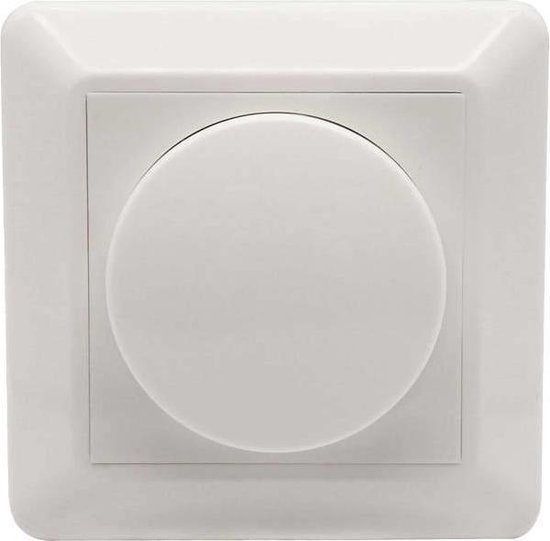 EcoDim Dimmerknop Wit incl. Central Plate en Frame