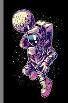 Astro Dunk: Astronaut Gift For Basketball Players (6''x9'') Dot Grid Notebook To Write In