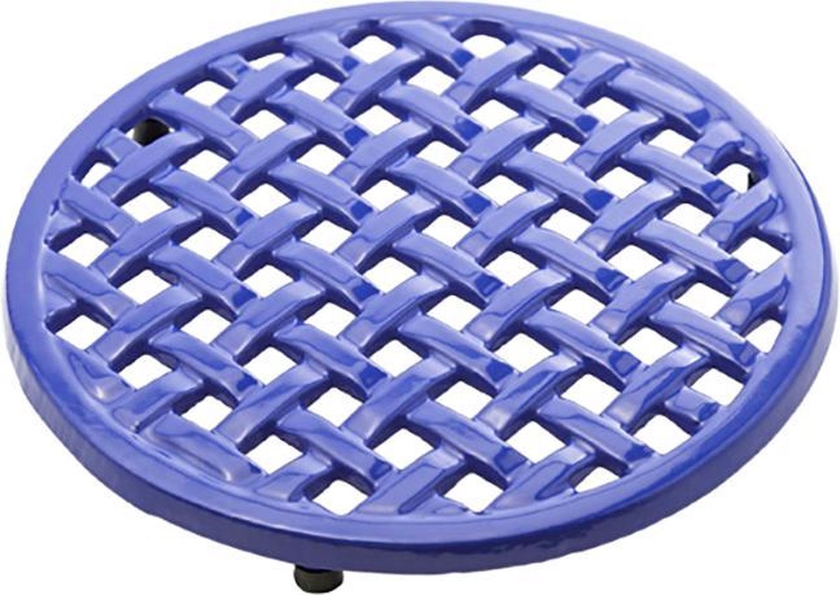 Gietijzeren onderzetter Vintage Blauw