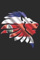 Costa Rica Notebook: Costa Rica Notebook - college book - diary - journal - booklet - memo - composition book - 120 sheets - Dot Grid paper