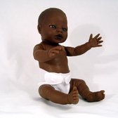 The Doll Factory Babypoppen Afrikaans Jongetje 34 cm